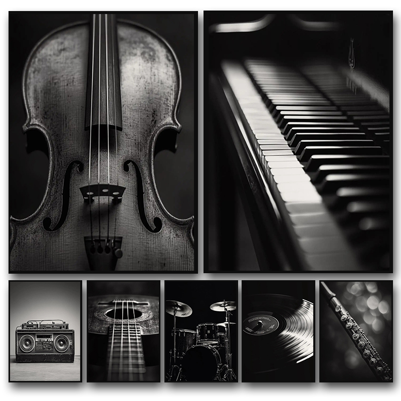 Picture Of Musical Instrument - Poster Fotografi Alat Musik Klasik Biola