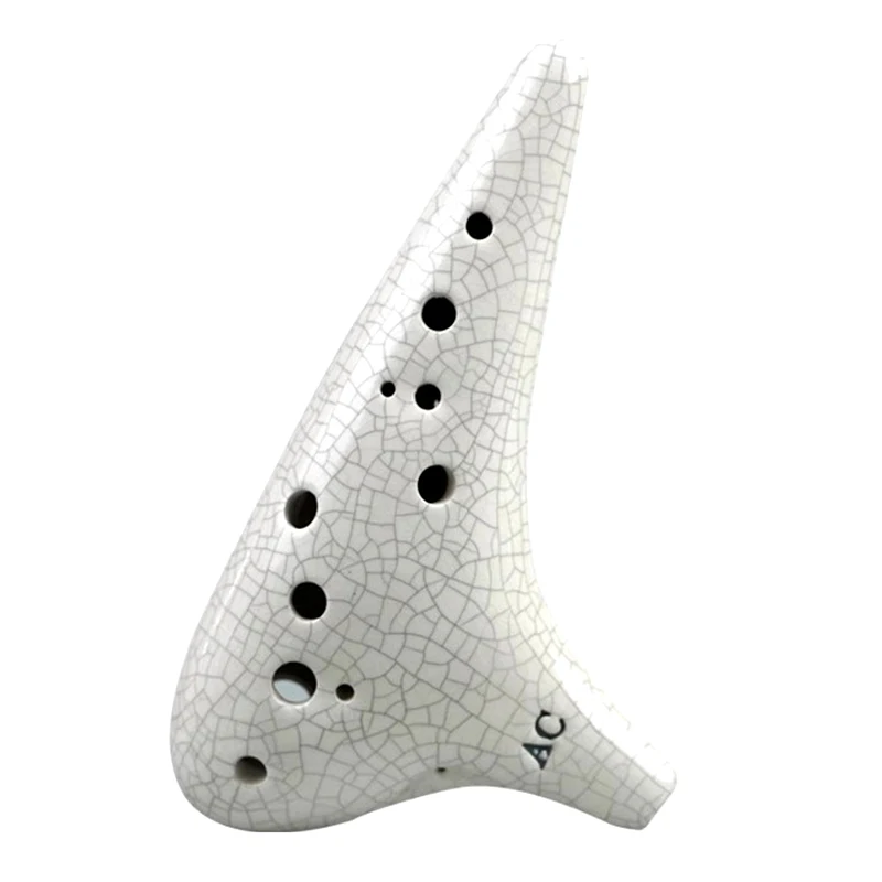 Musical Instrument Xun - FENGYA Keramik Ocarina 12 lubang, seruling