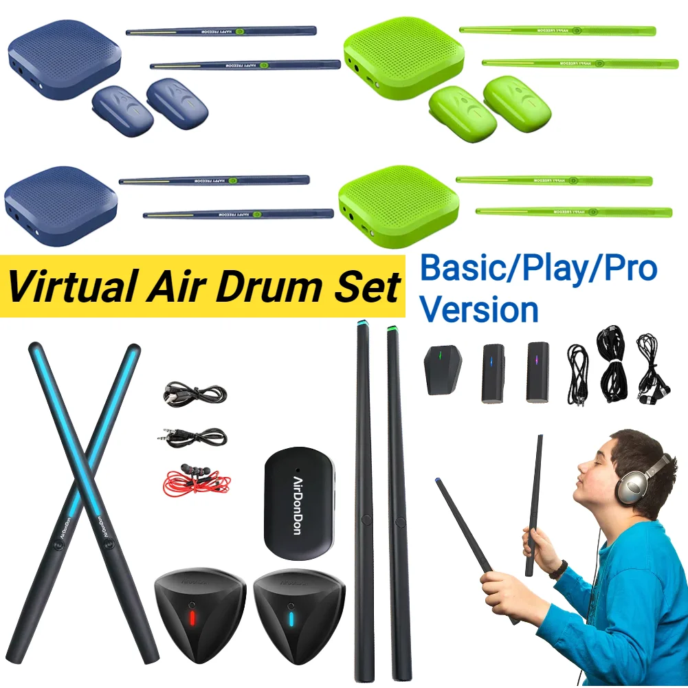 Musical Instrument Virtual - Stik Drum Udara Elektronik Stik Drum