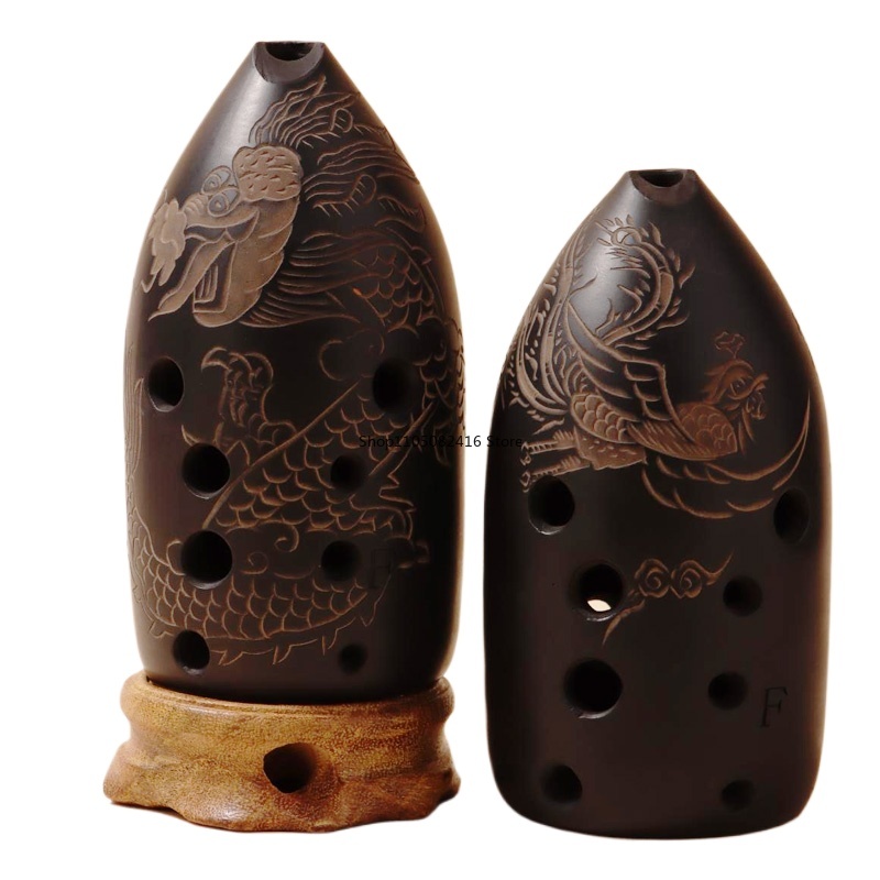 Musical Instrument Xun - Seruling Musik Ocarina Keramik Profesional Cina