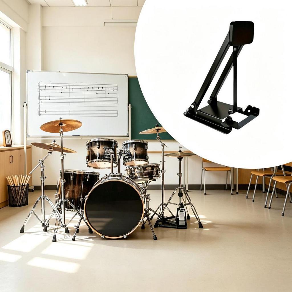 Musical Instrument Drum - Pedal Latihan Bass Drum Berlapis Busa