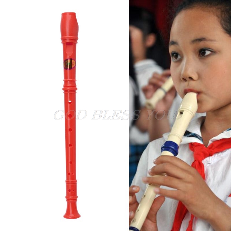 Soprano Recorder Plastic - Multicolor Plastik Alat Musik Recorder Soprano