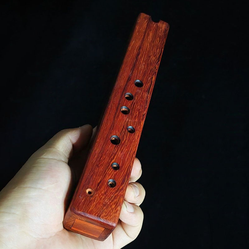 Musical Instrument Xun - Xun Kayu 10 Lubang untuk Pemula