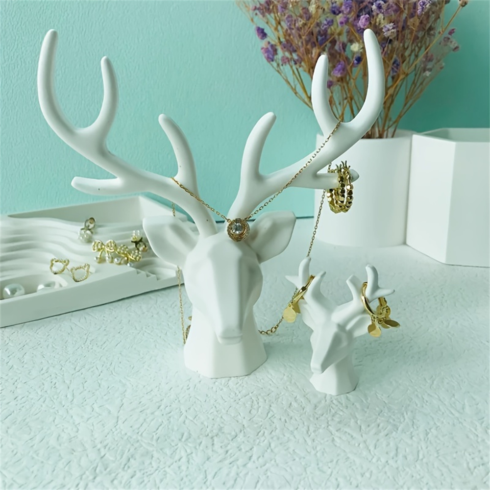 Musical Instrument Jewelry - 3D tanduk rusa perhiasan kalung kristal