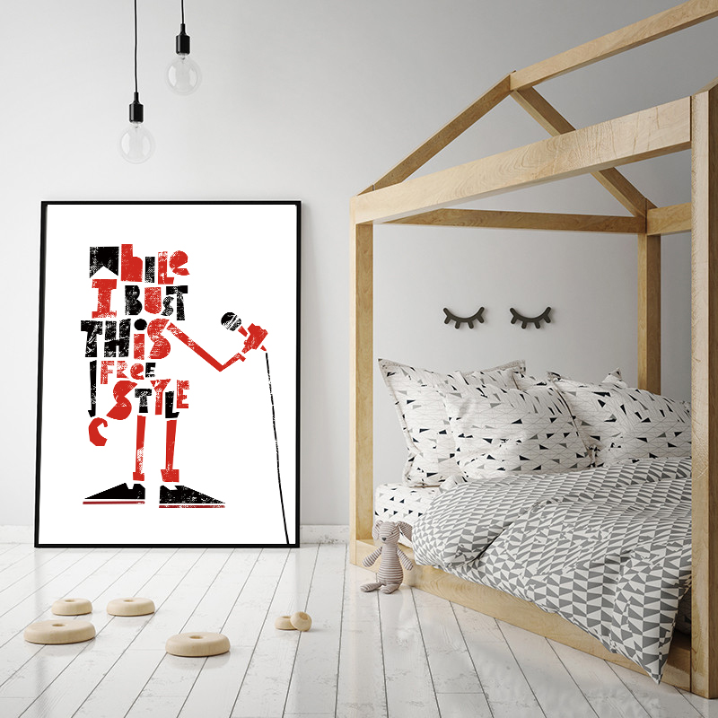 Picture Of Musical Instrument - Poster Tema Oranye Nordik Klasik Alat
