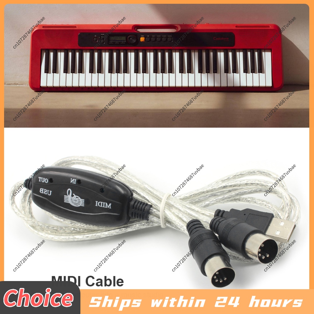 Kabel MIDI Profesional USB IN- - Musical Instrument Keyboard ulasan dan harga