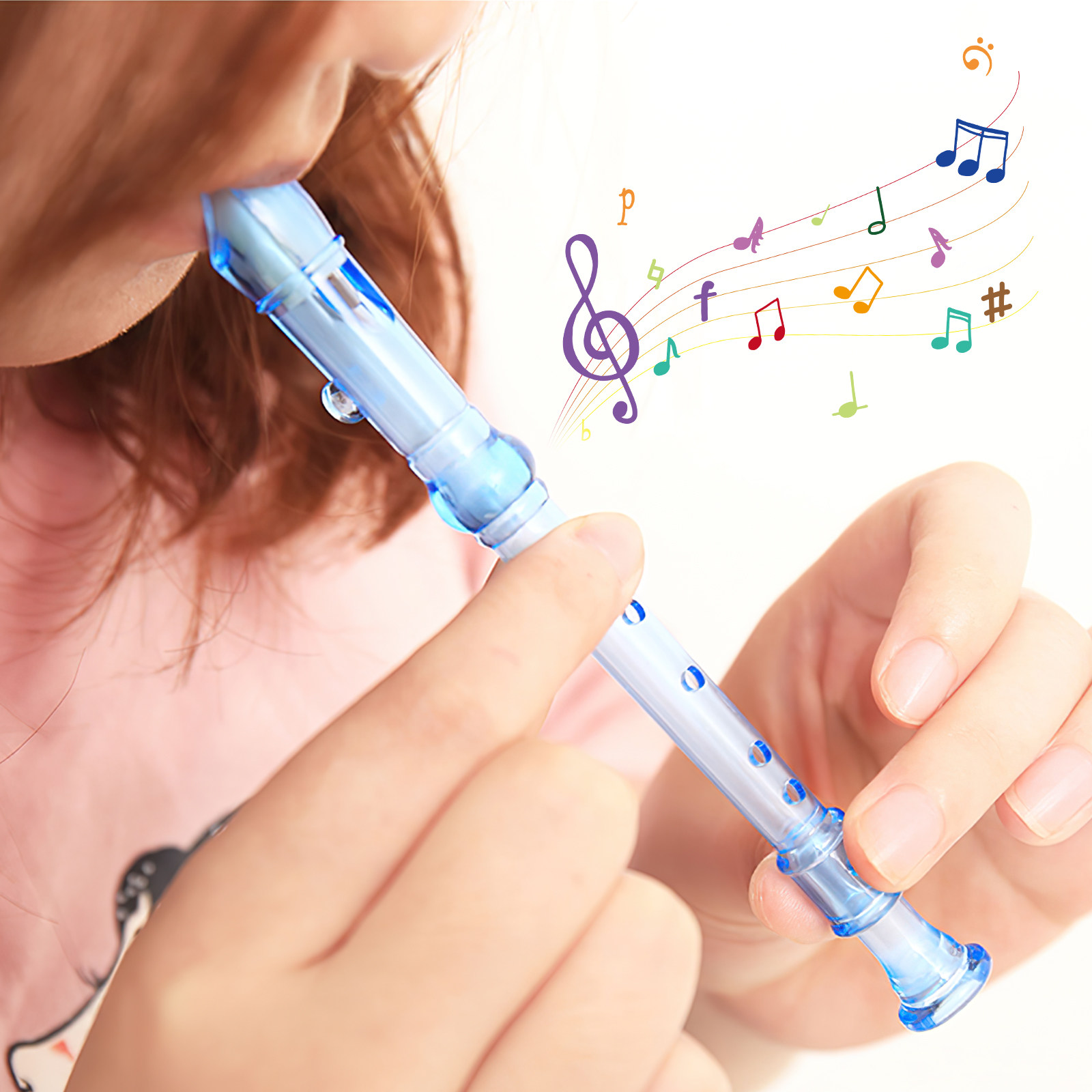 12Pcs Seruling Soprano Plastik - Soprano Recorder Plastic ulasan dan harga