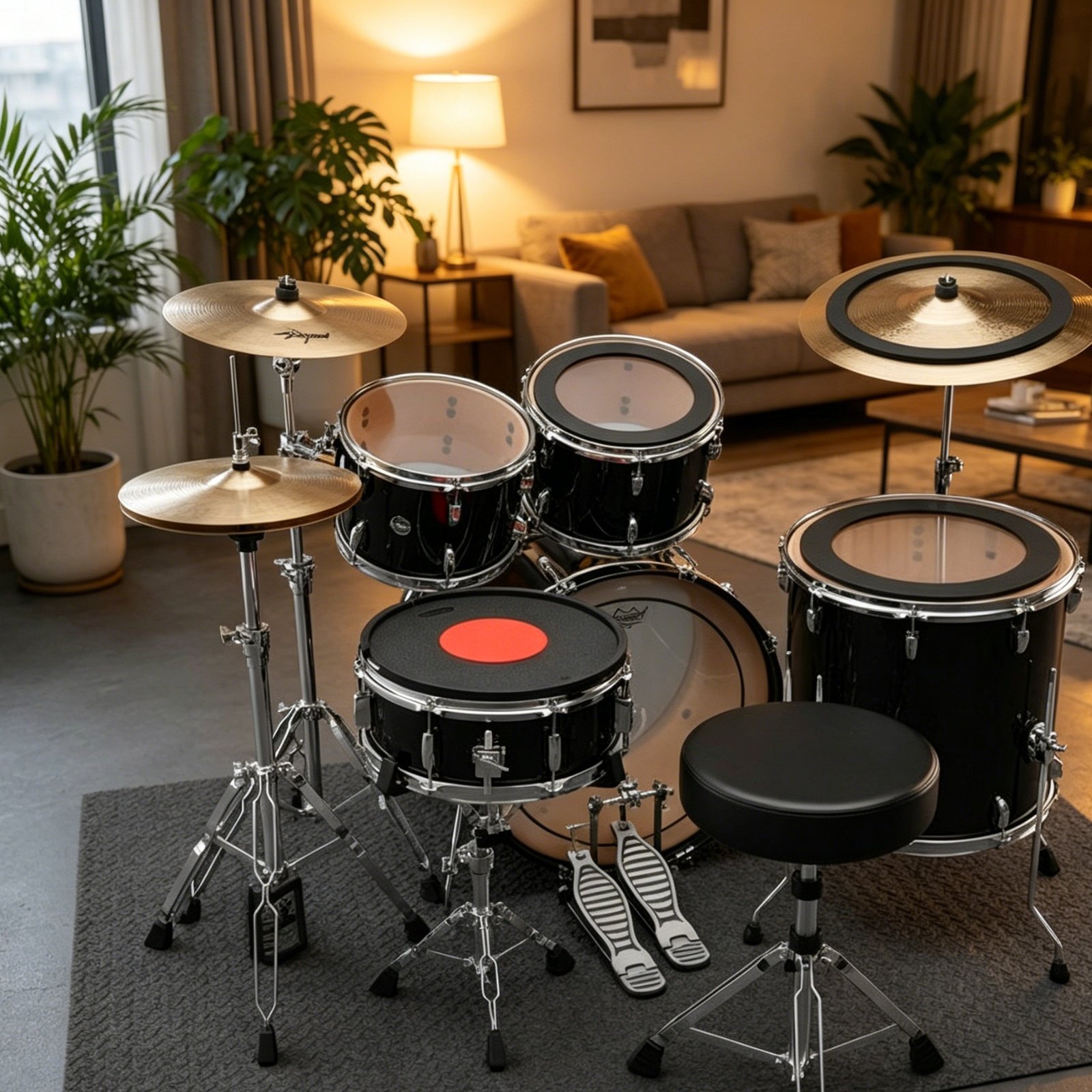 Peredam Suara Drum dan Cymbal, - Musical Instrument Drum ulasan dan harga