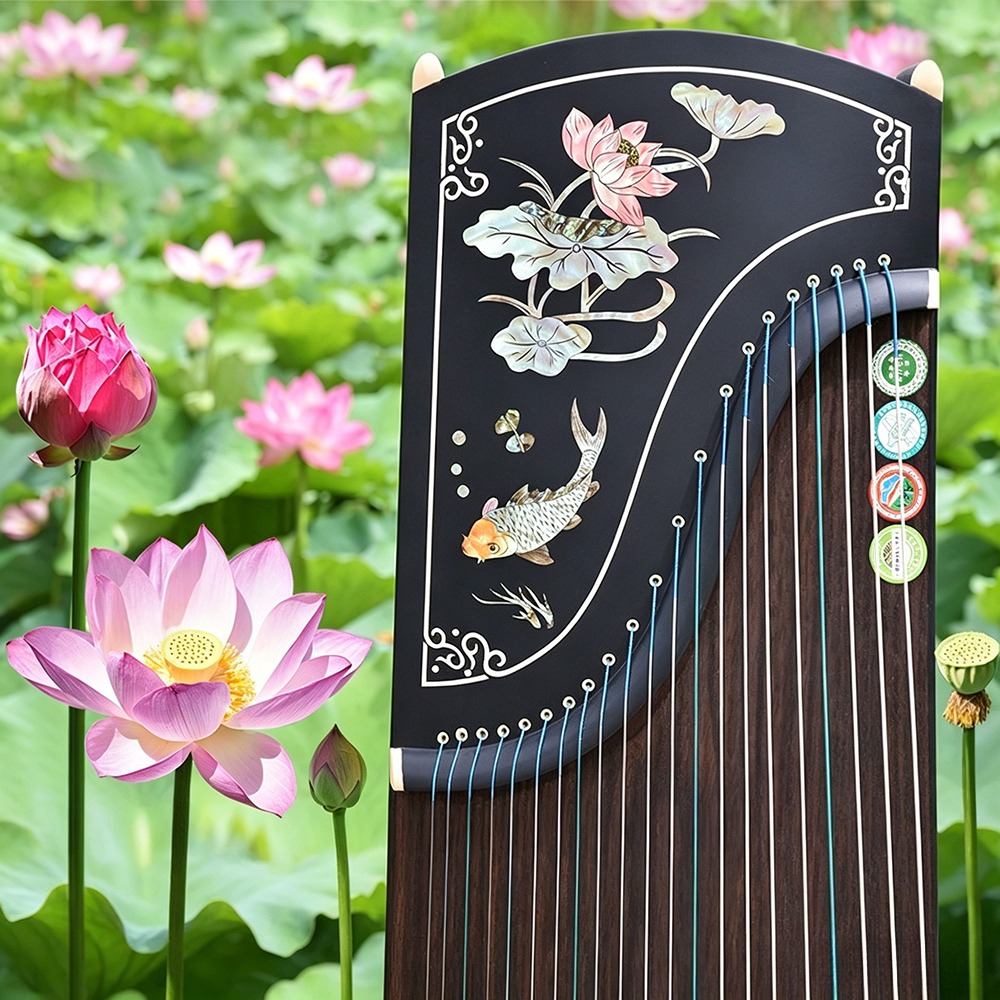 Guzheng Kayu Solid 163cm, Zith - Musical Instrument Oud ulasan dan harga