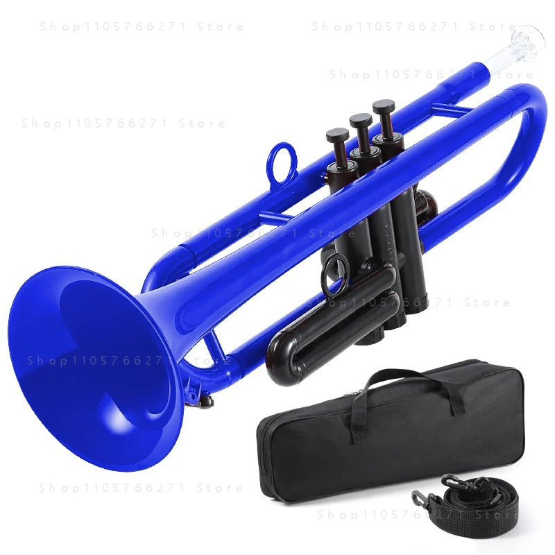 Terompet Plastik B-flat & C-fl - Musical Instrument Band ulasan dan harga