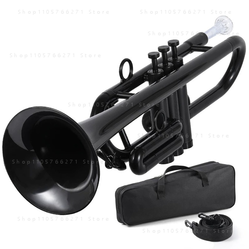 Terompet Plastik B-flat & C-fl - Musical Instrument Band ulasan dan harga