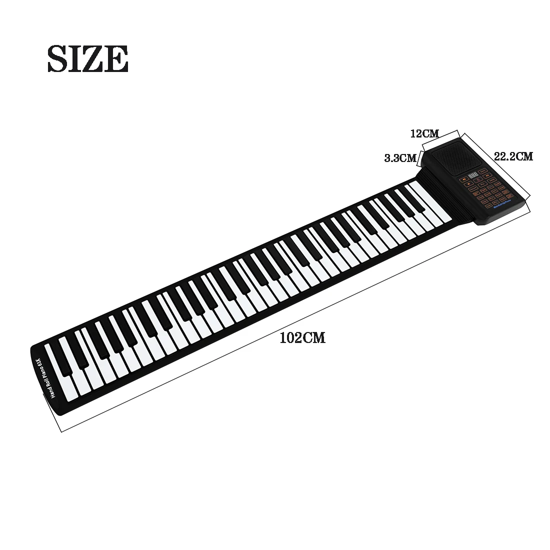 61 Tombol Piano Mini Gulung Si - Musical Instrument Keyboard ulasan dan harga