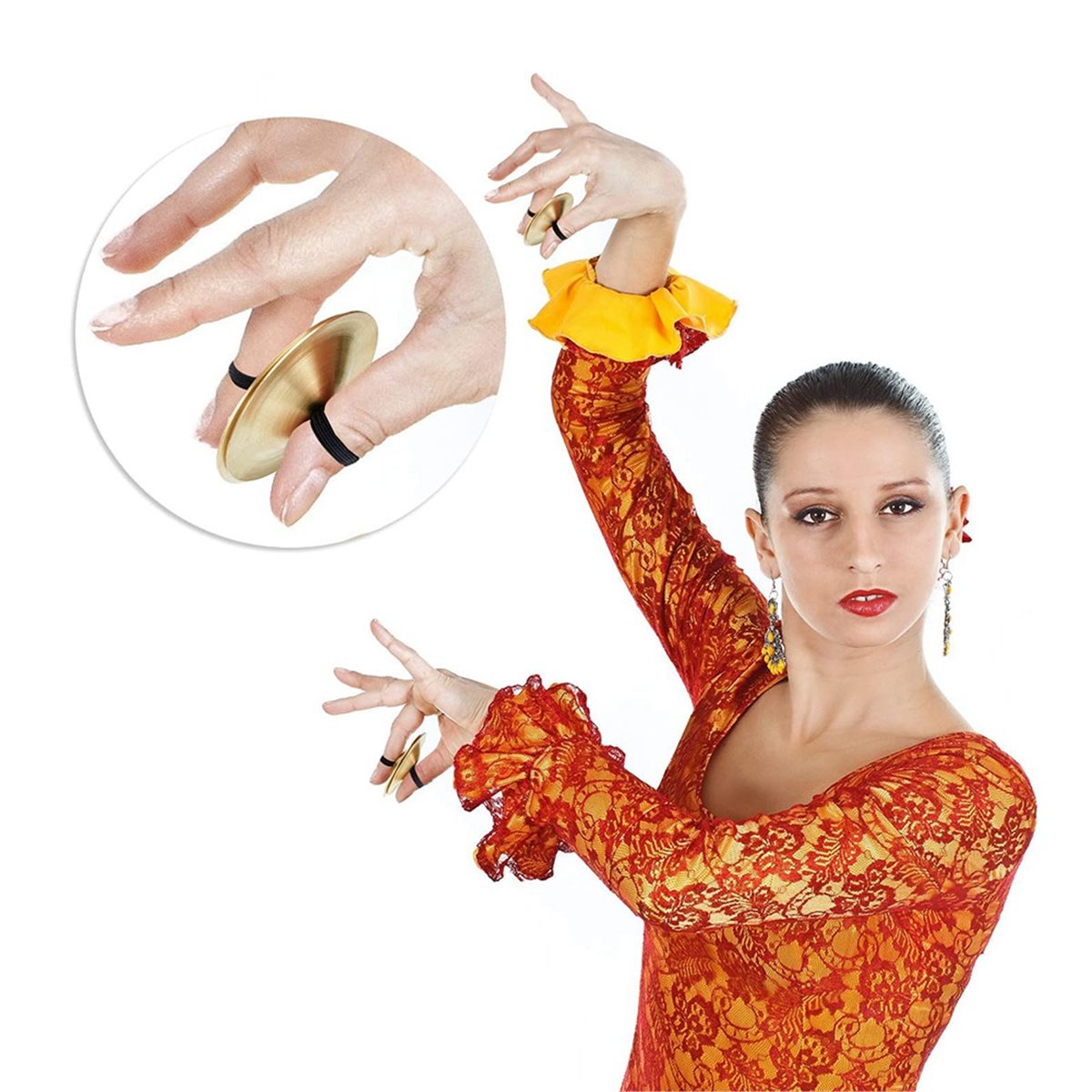 6 Buah Simbal Jari Alat Musik  - Musical Instrument Zills ulasan dan harga