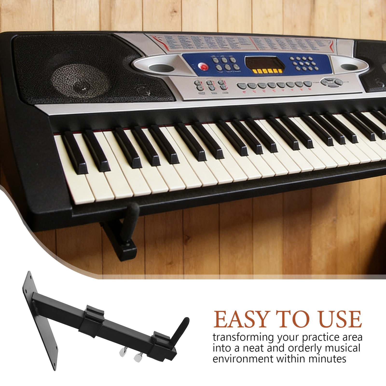 1 Pasang Gantungan Dinding Key - Musical Instrument Keyboard ulasan dan harga