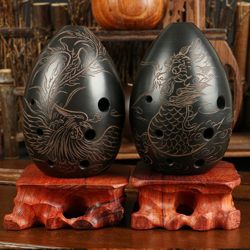 Ocarina 8 Lubang Hitam Portabe - Musical Instrument Xun ulasan dan harga